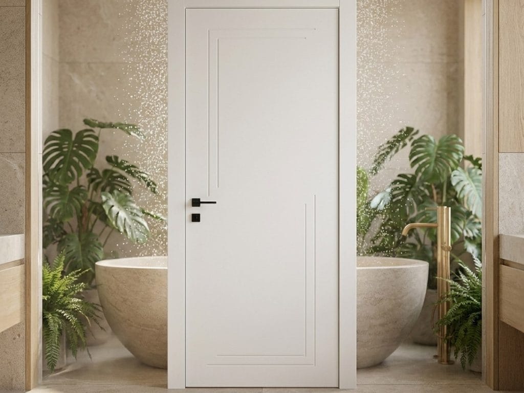 דלת פנים עמידה במים בחדר אמבטיה — ONEDOOR