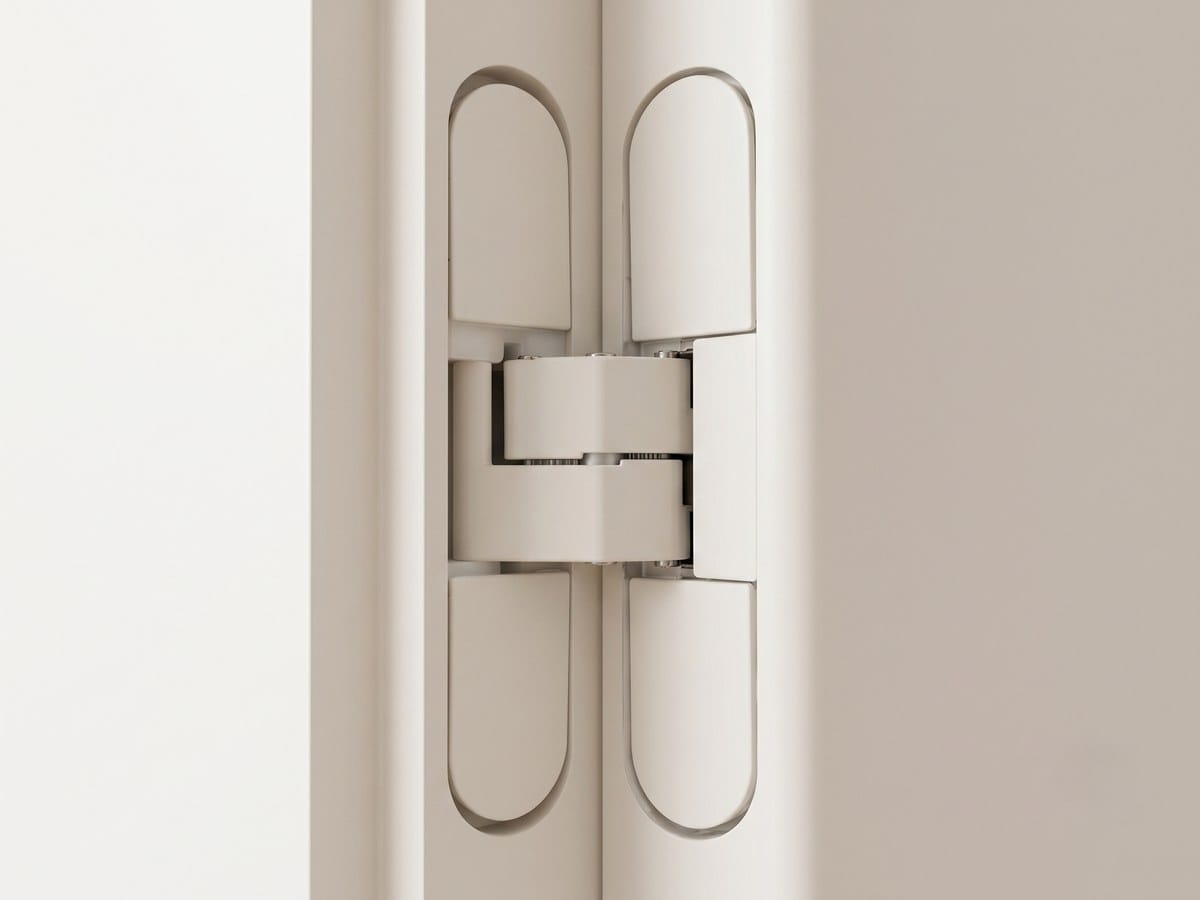 ציר נסתר מתכוונן 4D בדלת פנים של ONEDOOR — נבלע במשקוף ובכנף