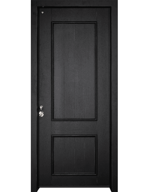 דלת כניסה דגם DÉCOR 2PANEL וונגה - רב בריח